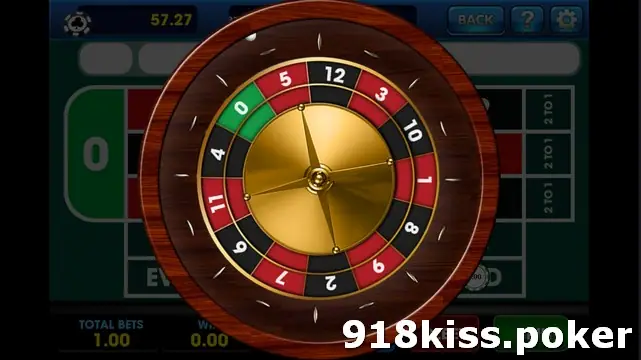 Roulette 12 wheel on 3Win8 spinning over the table, with pockets 0 to 12 in red, black and green