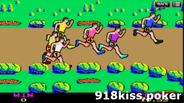 Six sprinters mid-race with runner 6 in blue leading and runners 1, 2 and 5 bunched behind