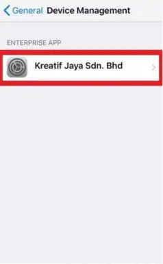 Certificate screen with a Trust button and the SKY777 app listed underneath as Verified