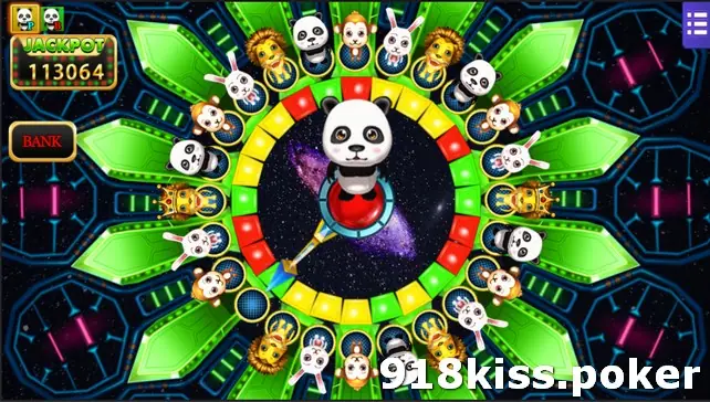 Forest Dance wheel stopped with a panda raised in the centre and BANK highlighted on the left