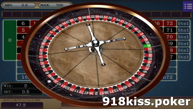 Roulette 73 wheel spinning with numbered red and black pockets, a white ball near the bottom and a green 0 pocket on the right